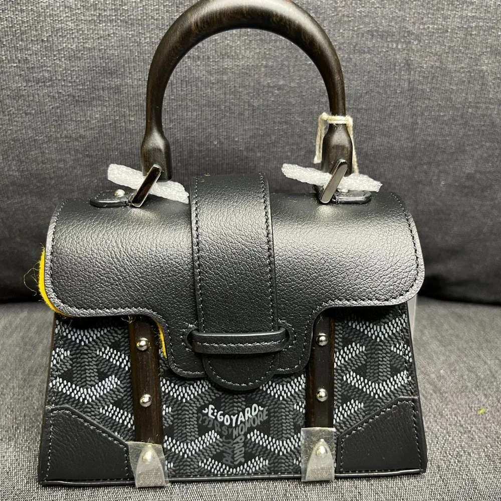 Goyard Limited Release New Nano Structured Saigon - Sold Out - Black/Red NWT - Picture 6 of 15